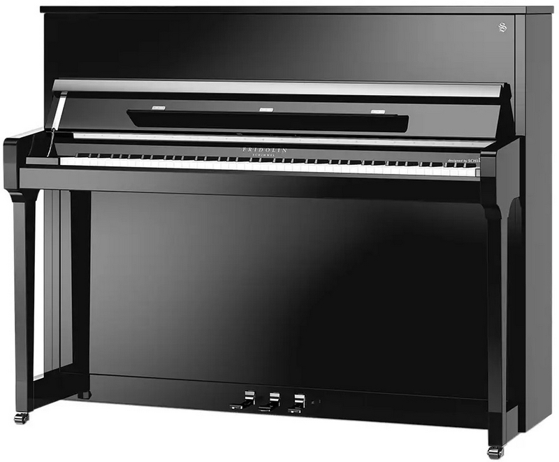 Piano droit SCHIMMEL C121 Elégance-Manhattan noir brillant